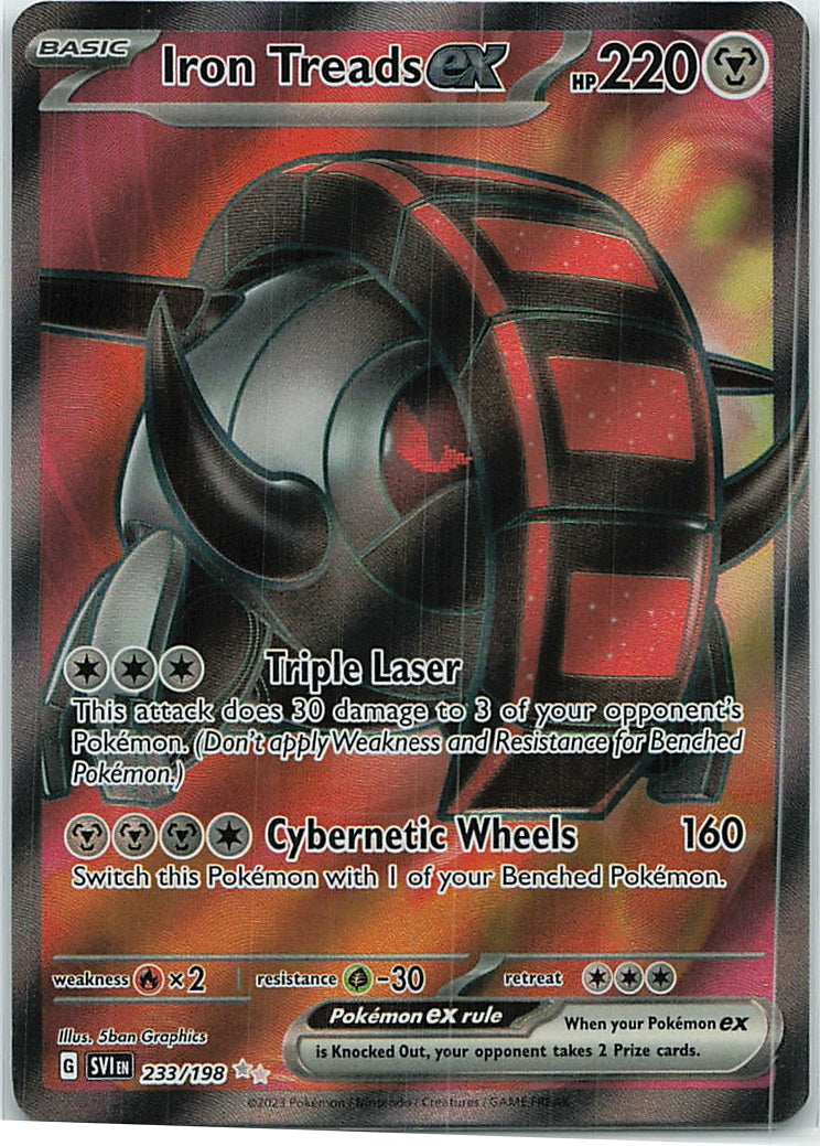 Iron Treads ex (Scarlet & Violet) 233/198 [Near Mint]