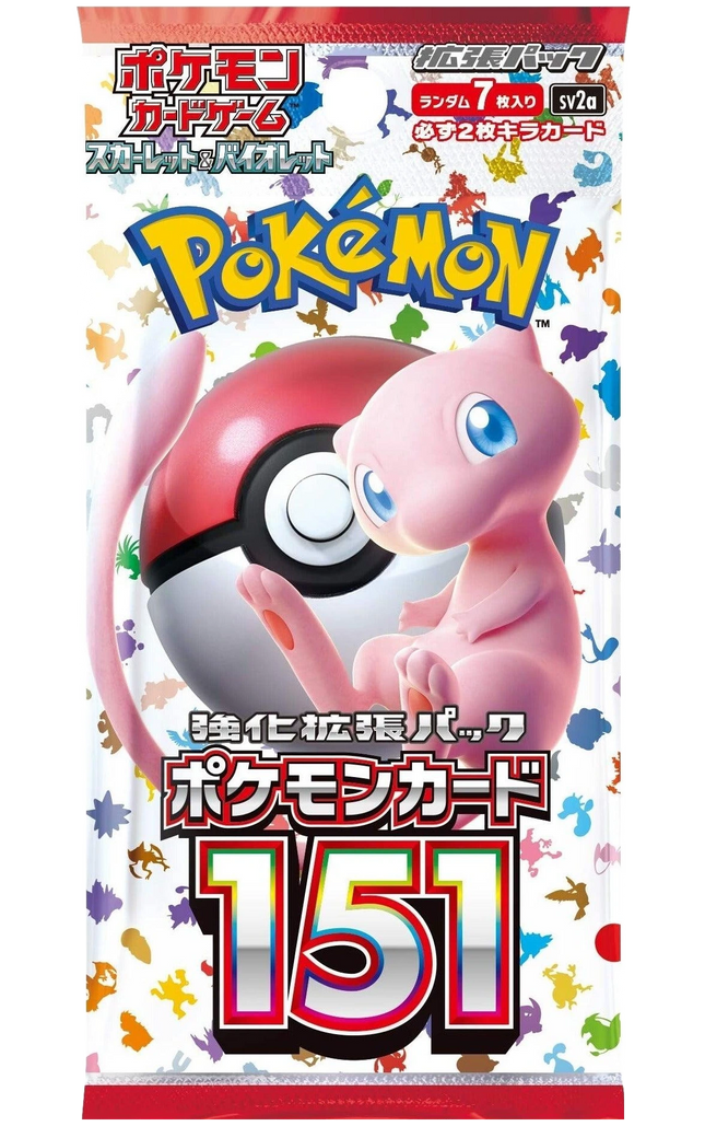 Pokemon TCG - Scarlet & Violet - 151 (SV2a) - Booster Pack (Japanska)