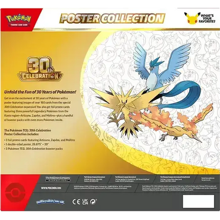 Pokemon TCG - 30th Celebration - Poster Collection (Engelska)