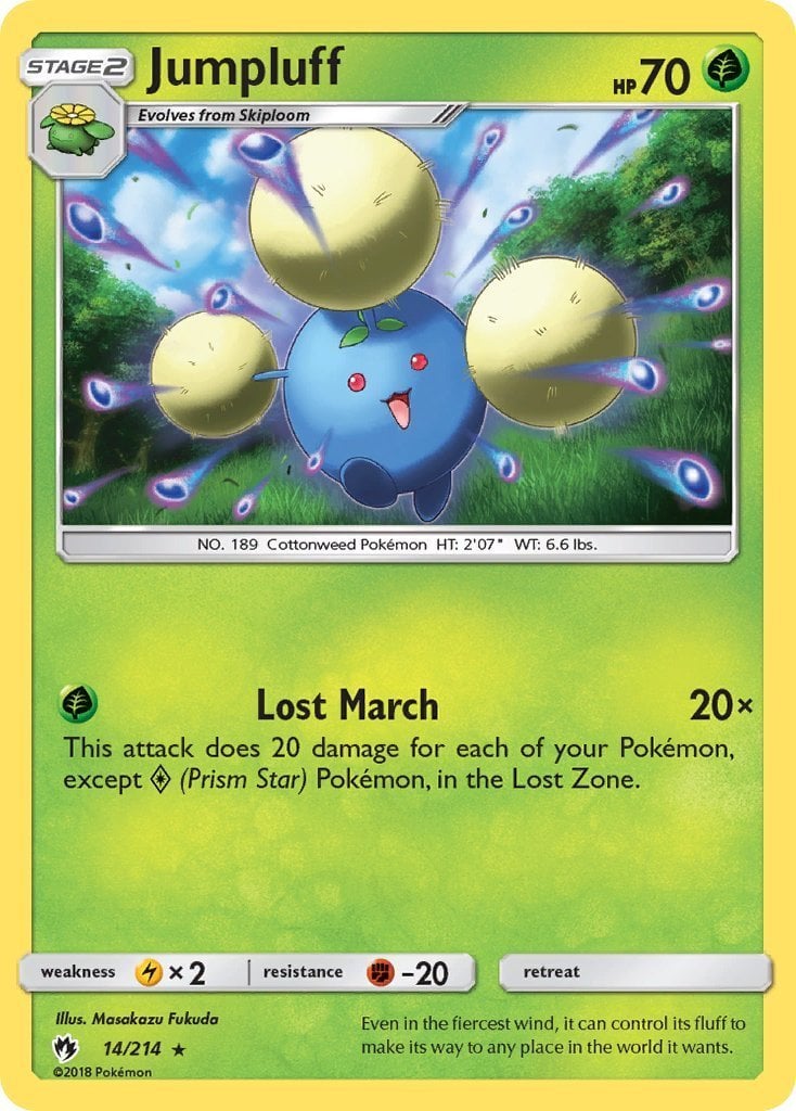 Jumpluff (Lost Thunder) 14/214 [Near Mint]