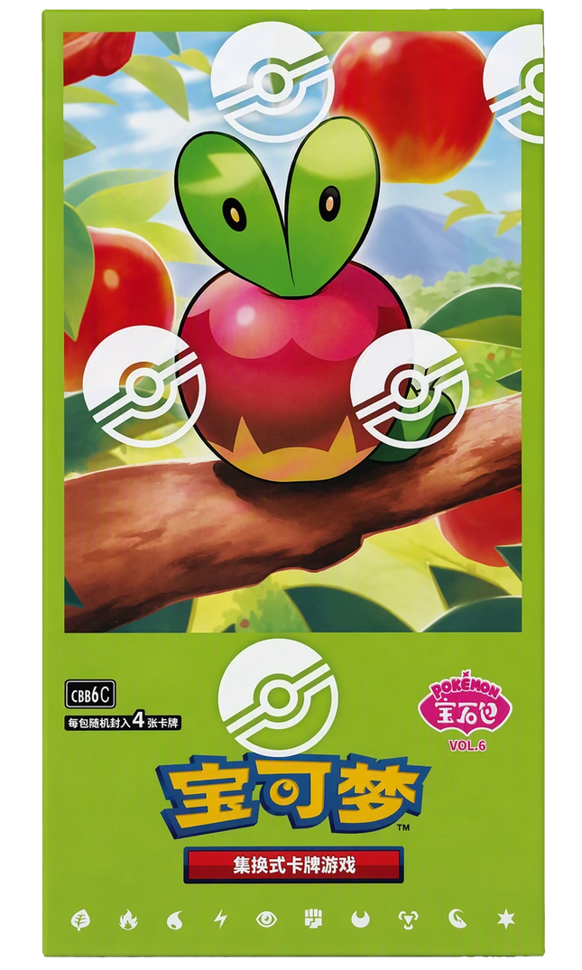 Pokemon TCG - Scarlet & Violet - Gem Pack Vol. 6 (CBB6C) - Booster Box (Förenklad Kinesiska)