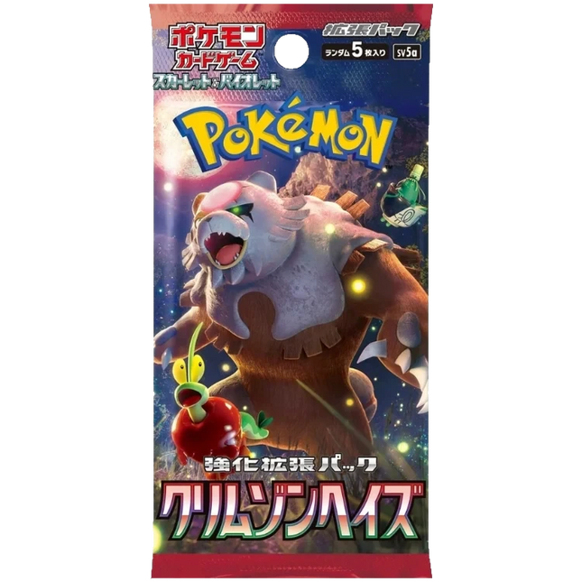 Pokemon TCG - Scarlet & Violet - Crimson Haze (SV5a) - Booster Pack (Japanska)