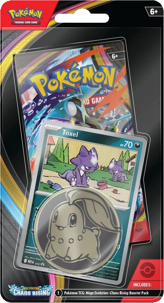 Pokemon TCG - Mega Evolution - Chaos Rising (ME4) - Checklane Blister (Engelska)