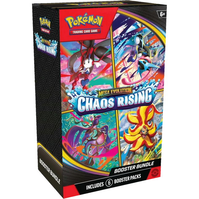 Pokemon TCG - Mega Evolution - Chaos Rising (ME4) - Booster Bundle (Engelska)