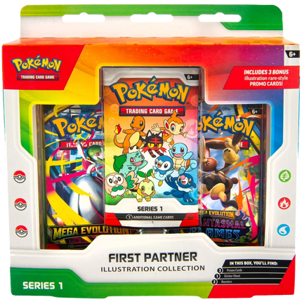 Pokemon TCG - First Partner Illustration Collection - Series 1 (Engelska)