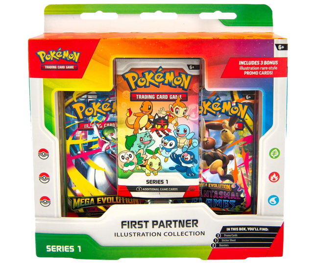 Pokemon TCG - First Partner Illustration Collection - Series 1 (Engelska)