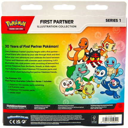 Pokemon TCG - First Partner Illustration Collection - Series 1 (Engelska)