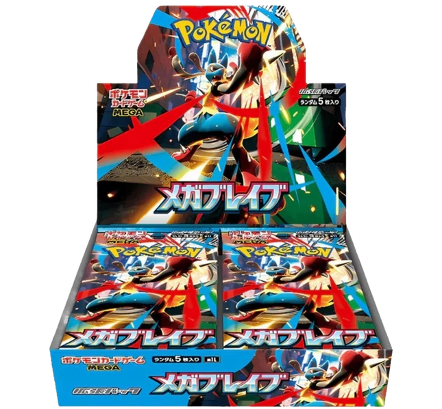 Pokemon TCG - Mega Evolution - Mega Brave (M1L) - Booster Box (Japanska)