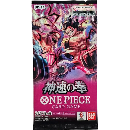 One Piece Card Game - A Fist of Divine Speed (OP-11) - Booster Box (Japanska)