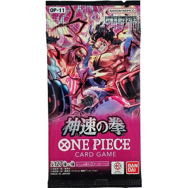 One Piece Card Game - A Fist of Divine Speed (OP-11) - Booster Pack (Japanska)