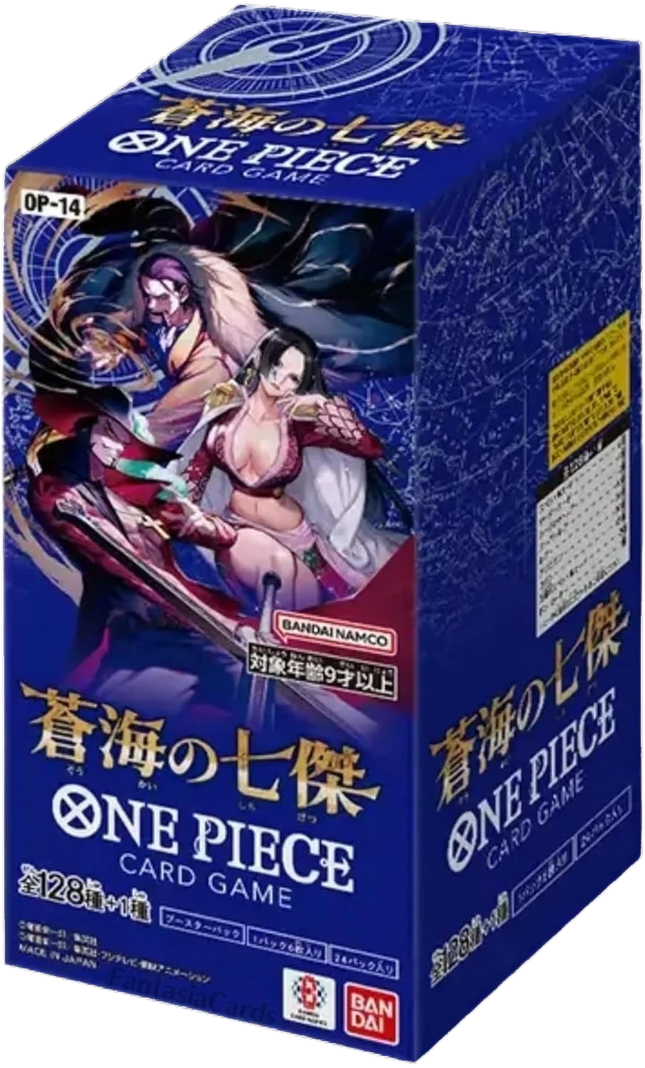 One Piece Card Game - The Azure Sea's Seven (OP-14) - Booster Box (Japanska)