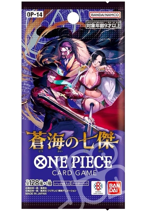 One Piece Card Game - The Azure Sea's Seven (OP-14) - Booster Pack (Japanska)
