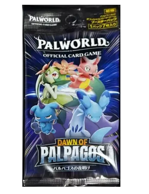 Palworld OCG - Dawn of Palpagos (BP01) - First Edition Booster Pack (Japanska)