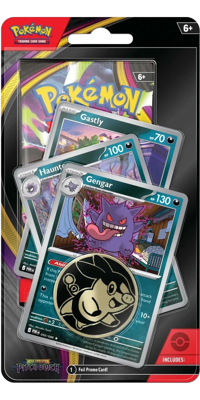Pokemon TCG - Mega Evolution - Pitch Black (ME5) - Premium Checklane Blister (Engelska)