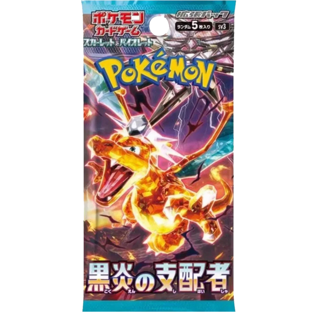 Pokemon TCG - Scarlet & Violet - Ruler of the Black Flame (SV3) - Booster Pack (Japanska)