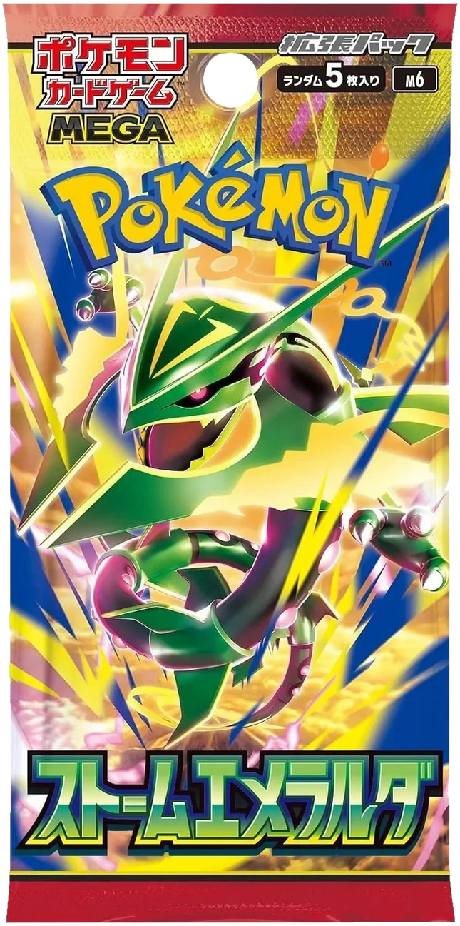 Pokemon TCG - Mega Evolution - Storm Emeralda (M6) - Booster Pack (Japanska)