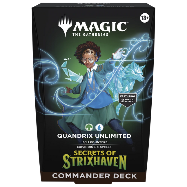 Magic: The Gathering - Secrets of Strixhaven - Quandrix Unlimited Commander Deck (Engelska)