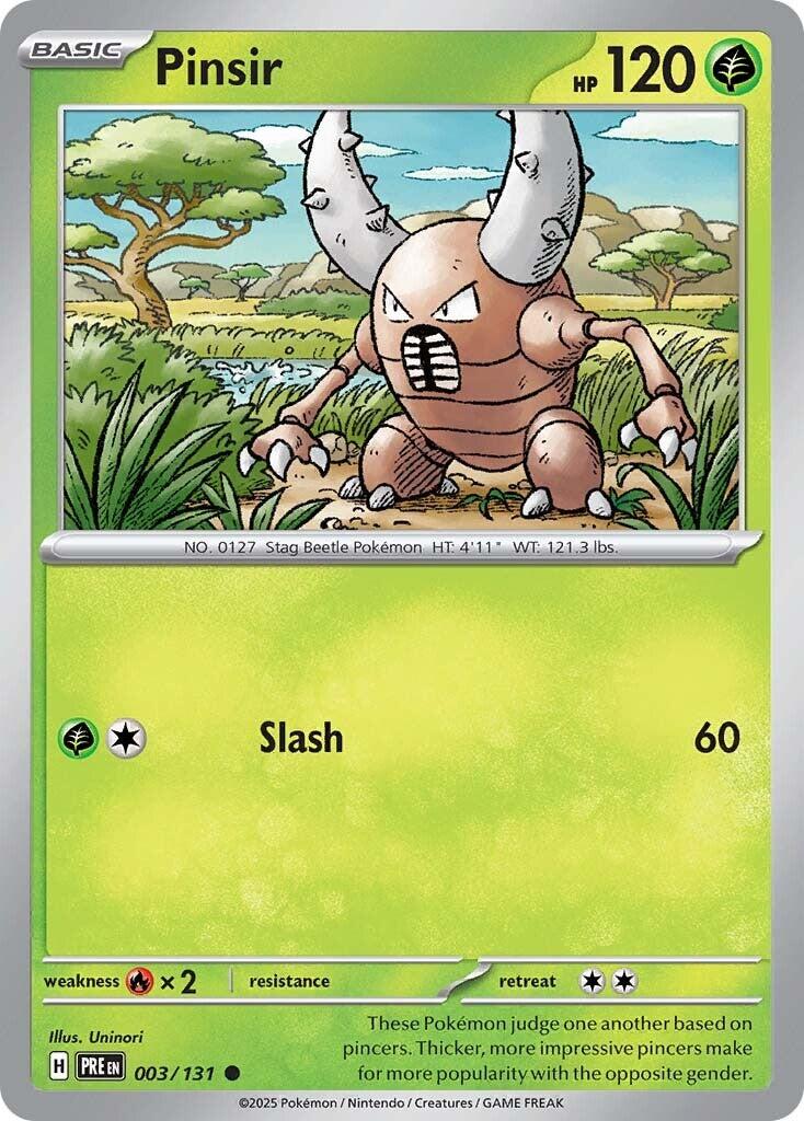 Pinsir (Prismatic Evolutions) 3/131 [Near Mint]