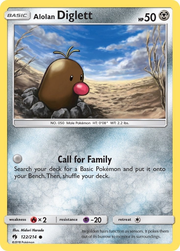 Alolan Diglett (Lost Thunder) 122/214 [Near Mint]