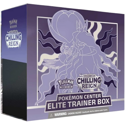 Pokemon TCG - Sword & Shield - Chilling Reign - Pokemon Center Elite Trainer Box (Shadow Rider Calyrex) (Engelska)
