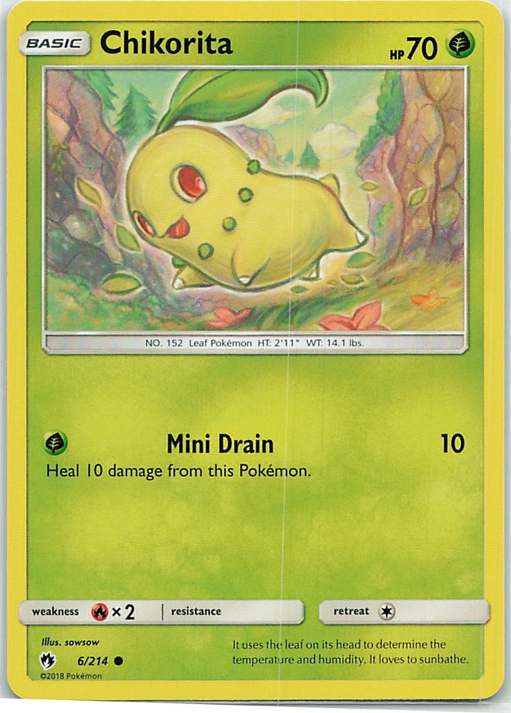Chikorita (Lost Thunder) 6/214 [Near Mint]