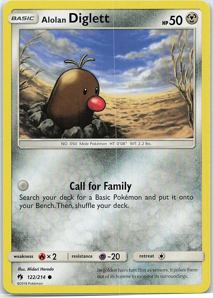 Alolan Diglett (Lost Thunder) 122/214 [Near Mint]