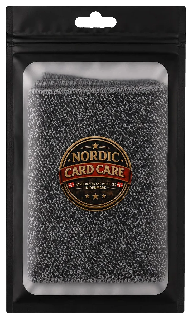 Nordic Card Care Microfiber Cloth in packaging